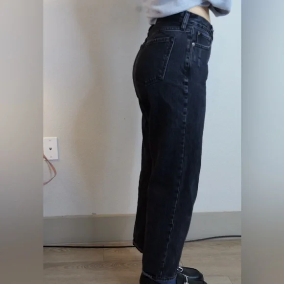 Abercrombie & Fitch Dark Gray Flare Jeans - Picture 3 of 11